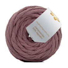 Cargar imagen en el visor de la galería, Hilaza Algodón Mini 4mm Makrama 150gr Rosa Pálido