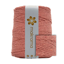 Cargar imagen en el visor de la galería, Cuerda Algodón 2mm Makrama 1kg Rosa Salmón