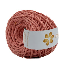 Cargar imagen en el visor de la galería, Cuerda Algodón Mini 2mm Makrama 150gr Rosa Salmón