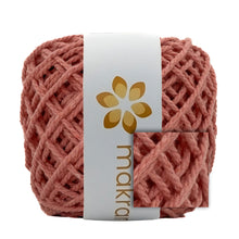 Cargar imagen en el visor de la galería, Cuerda Algodón Mini 2mm Makrama 150gr Rosa Salmón