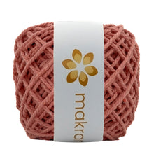 Cargar imagen en el visor de la galería, Cuerda Algodón Mini 2mm Makrama 150gr Rosa Salmón