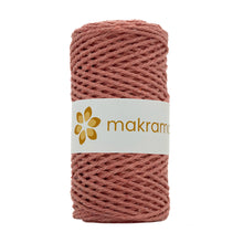 Cargar imagen en el visor de la galería, Cuerda Algodón 2mm Makrama 100m Rosa Salmón