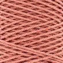 Cargar imagen en el visor de la galería, Cuerda Algodón 2mm Makrama 100m Rosa Salmón