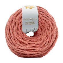 Cargar imagen en el visor de la galería, Hilaza Algodón 3mm Makrama 100m Rosa Salmón