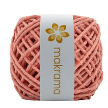 Cargar imagen en el visor de la galería, Hilaza Algodón 3mm Makrama 100m Rosa Salmón