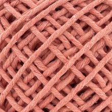 Cargar imagen en el visor de la galería, Hilaza Algodón 3mm Makrama 100m Rosa Salmón