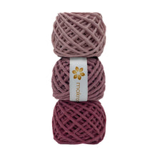 Cargar imagen en el visor de la galería, Kit Hilaza Algodón 3mm Makrama Colores Varios 3pz