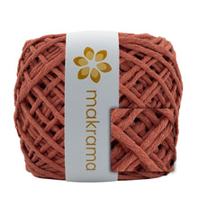 Cargar imagen en el visor de la galería, Hilaza Algodón 4mm Makrama 500gr Terracota