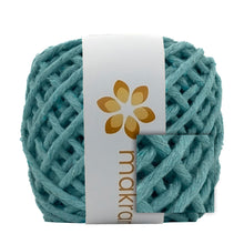 Cargar imagen en el visor de la galería, Hilaza Algodón Mini 3mm Makrama 150gr Verde Aqua Claro