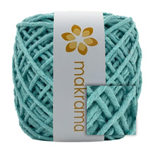 Cargar imagen en el visor de la galería, Hilaza Algodón 3mm Makrama 100m Verde Aqua Claro