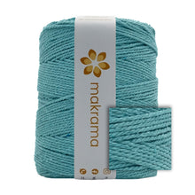 Cargar imagen en el visor de la galería, Cuerda Algodón 2mm Makrama 1kg Verde Aqua