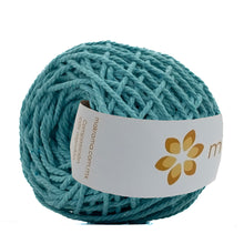 Cargar imagen en el visor de la galería, Cuerda Algodón Mini 2mm Makrama 150gr Verde Aqua
