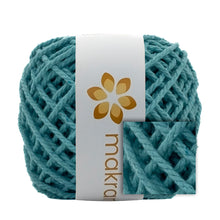 Cargar imagen en el visor de la galería, Cuerda Algodón Mini 2mm Makrama 150gr Verde Aqua