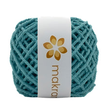 Cargar imagen en el visor de la galería, Cuerda Algodón Mini 2mm Makrama 150gr Verde Aqua
