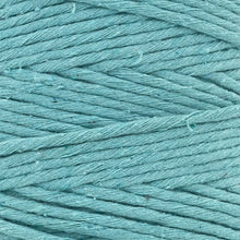 Cargar imagen en el visor de la galería, Hilaza Algodón 3mm Makrama 1kg Verde Aqua