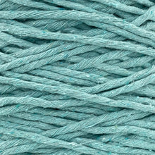 Cargar imagen en el visor de la galería, Hilaza Algodón 4mm Makrama 1kg Verde Aqua