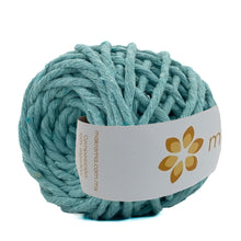 Cargar imagen en el visor de la galería, Hilaza Algodón Mini 4mm Makrama 150gr Verde Aqua