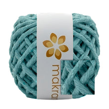 Cargar imagen en el visor de la galería, Hilaza Algodón Mini 4mm Makrama 150gr Verde Aqua