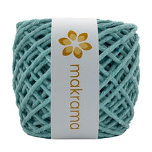 Cargar imagen en el visor de la galería, Hilaza Algodón 4mm Makrama 500gr Verde Aqua