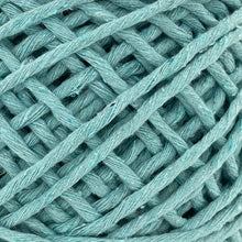 Cargar imagen en el visor de la galería, Hilaza Algodón 4mm Makrama 500gr Verde Aqua