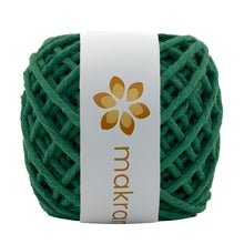 Cargar imagen en el visor de la galería, Hilaza Algodón Mini 3mm Makrama 150gr Verde Jungla