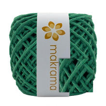 Cargar imagen en el visor de la galería, Hilaza Algodón 3mm Makrama 100m Verde Jungla