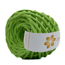 Cargar imagen en el visor de la galería, Hilaza Algodón Mini 4mm Makrama 150gr Verde Lima