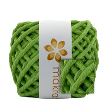Cargar imagen en el visor de la galería, Hilaza Algodón Mini 4mm Makrama 150gr Verde Lima