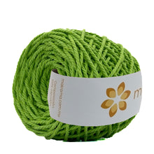 Cargar imagen en el visor de la galería, Cuerda Algodón Mini 2mm Makrama 150gr Verde Lima