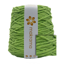 Cargar imagen en el visor de la galería, Hilaza Algodón 4mm Makrama 1kg Verde Lima