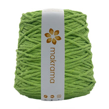 Cargar imagen en el visor de la galería, Hilaza Algodón 4mm Makrama 1kg Verde Lima
