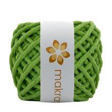Cargar imagen en el visor de la galería, Hilaza Algodón Mini 4mm Makrama 150gr Verde Lima