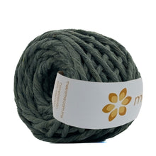 Cargar imagen en el visor de la galería, Hilaza Algodón Mini 4mm Makrama 150gr Verde Militar