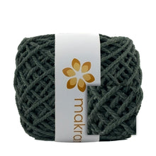 Cargar imagen en el visor de la galería, Cuerda Algodón Mini 2mm Makrama 150gr Verde Militar