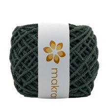 Cargar imagen en el visor de la galería, Cuerda Algodón Mini 2mm Makrama 150gr Verde Militar