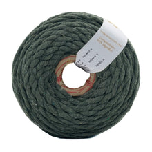 Cargar imagen en el visor de la galería, Hilaza Algodón 3mm Makrama 1kg Verde Militar
