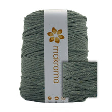 Cargar imagen en el visor de la galería, Hilaza Algodón 3mm Makrama 1kg Verde Militar