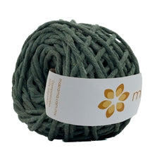 Cargar imagen en el visor de la galería, Hilaza Algodón Mini 3mm Makrama 150gr Verde Militar