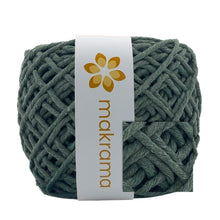 Cargar imagen en el visor de la galería, Hilaza Algodón 3mm Makrama 100m Verde Militar