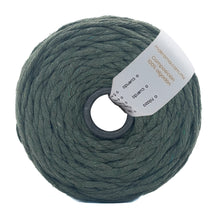 Cargar imagen en el visor de la galería, Hilaza Algodón 4mm Makrama 1kg Verde Militar