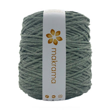 Cargar imagen en el visor de la galería, Hilaza Algodón 4mm Makrama 1kg Verde Militar