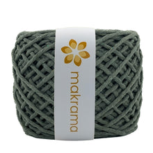 Cargar imagen en el visor de la galería, Hilaza Algodón 4mm Makrama 500gr Verde Militar