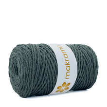 Cargar imagen en el visor de la galería, Cuerda Algodón 2mm Makrama 500gr Verde Musgo