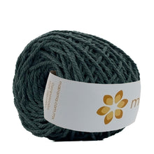 Cargar imagen en el visor de la galería, Cuerda Algodón Mini 2mm Makrama 150gr Verde Musgo