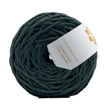 Cargar imagen en el visor de la galería, Cuerda Algodón Mini 2mm Makrama 150gr Verde Musgo