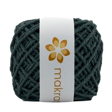 Cargar imagen en el visor de la galería, Cuerda Algodón Mini 2mm Makrama 150gr Verde Musgo