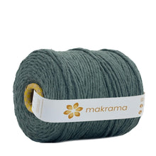 Cargar imagen en el visor de la galería, Hilaza Algodón 3mm Makrama 1kg Verde Musgo