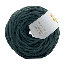 Cargar imagen en el visor de la galería, Hilaza Algodón Mini 3mm Makrama 150gr Verde Musgo