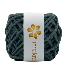 Cargar imagen en el visor de la galería, Hilaza Algodón Mini 3mm Makrama 150gr Verde Musgo