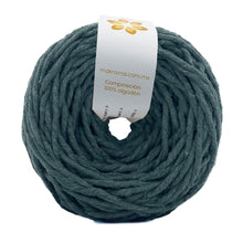 Cargar imagen en el visor de la galería, Hilaza Algodón 3mm Makrama 100m Verde Musgo